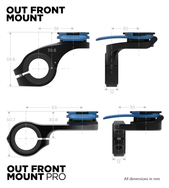 Quad Lock -Out Front Handlebar Mount – Version 2