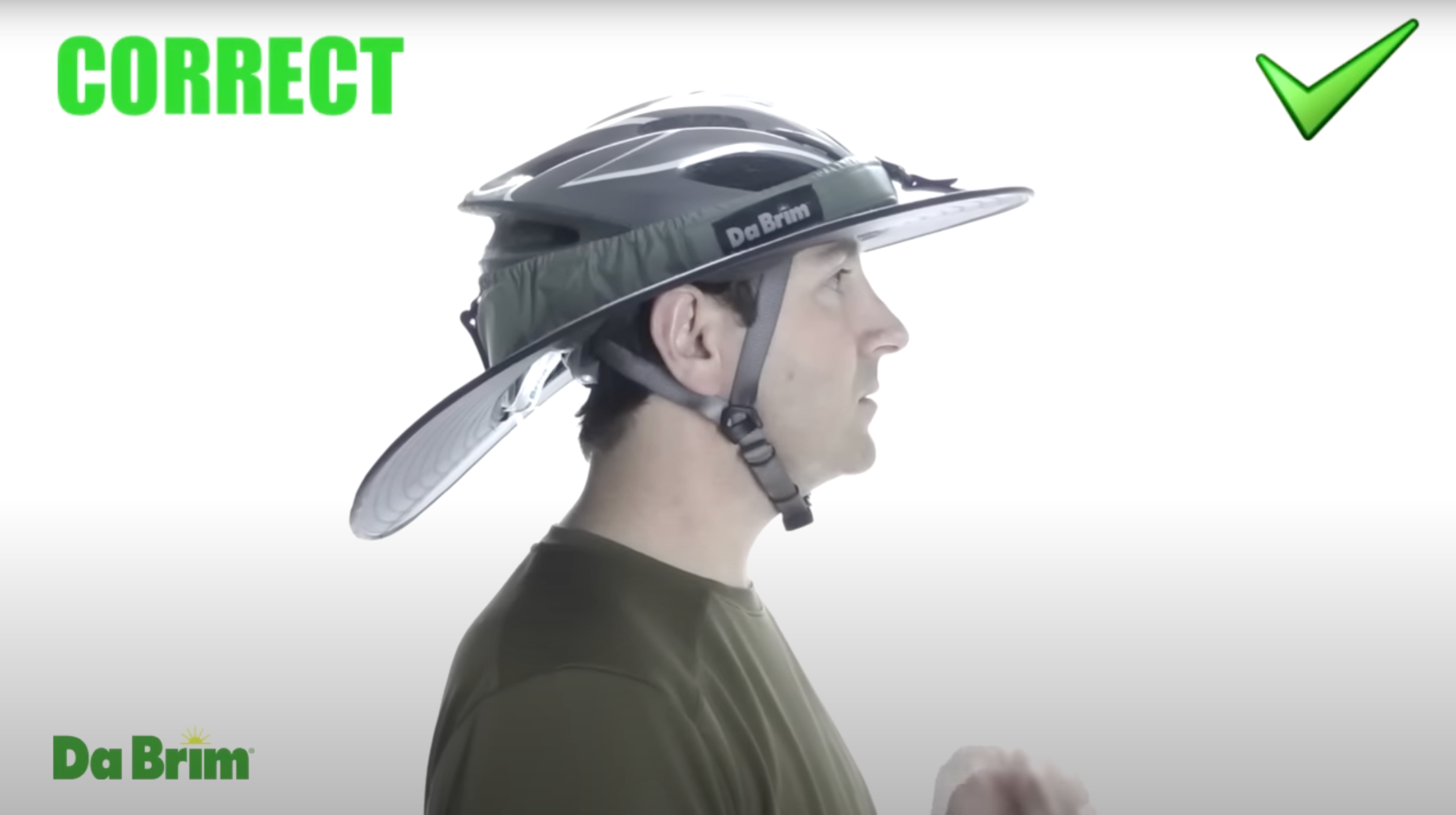 Load video: Install your da brim cycling brim